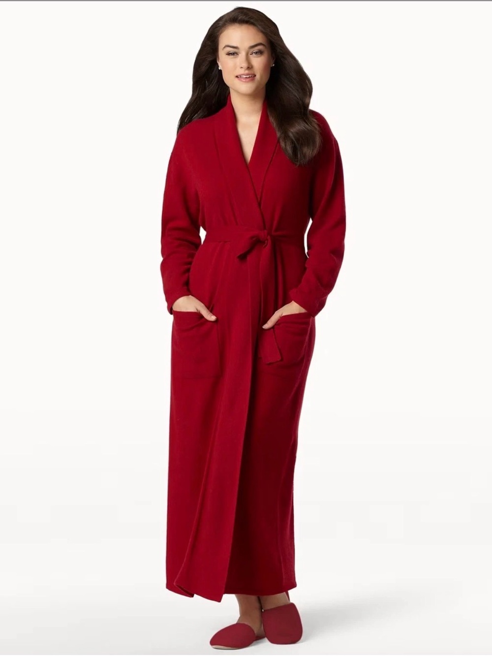 $595 ARLOTTA BRAIDED 100% CASHMERE ROBE SIZE MEDIUM